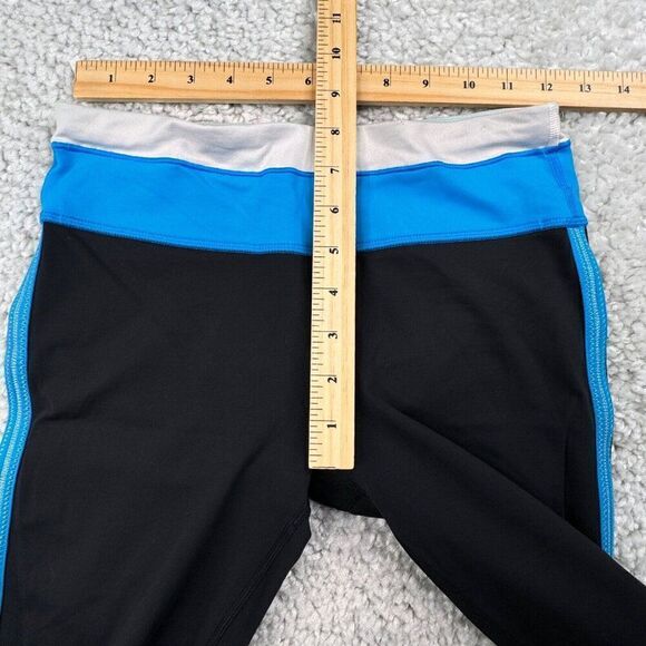 Lululemon Black Blue Striped Legging - Picture 7 of 8